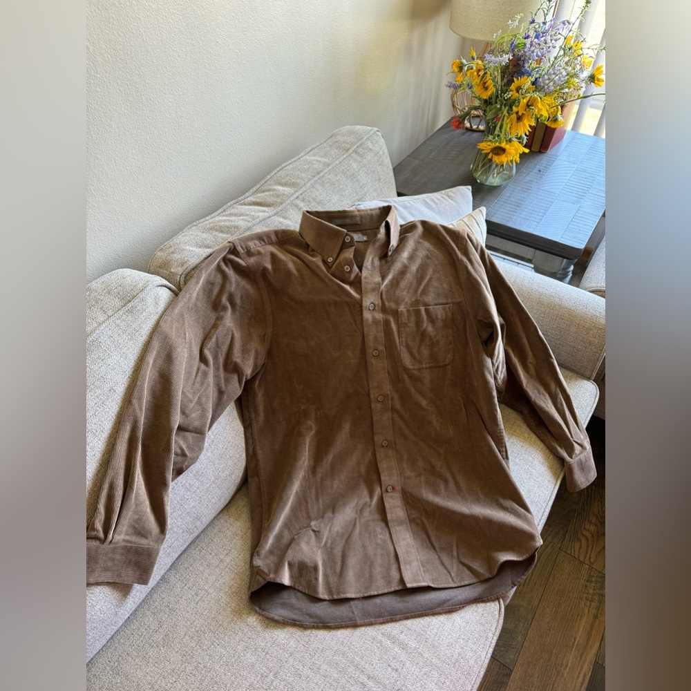 Daniel Cremieux signature collection size M light brown, corduroy looking